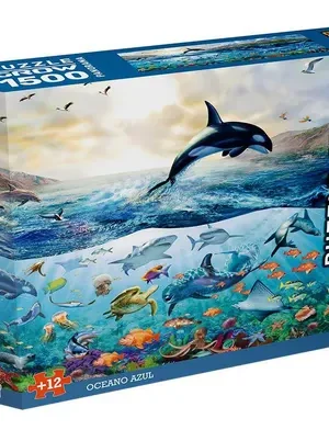 Quebra-Cabeça Grow 1500 peças Panorama Oceano Azul