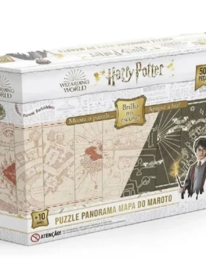 Quebra-Cabeça Grow 500 peças Panorama Harry Potter Brilha no Escuro