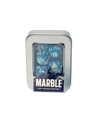 Kit de Dados Buró: Marble - 7 Dados