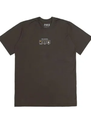 Fire Apparel Camiseta Básica Paint Roller\Marker\Spray Marrom/Shadow