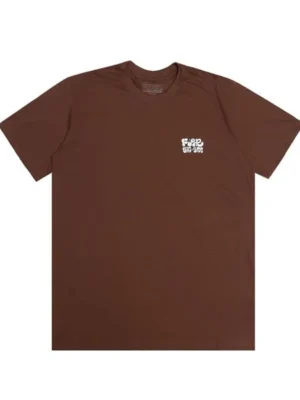 Fire Apparel Camiseta Básica Records Marrom