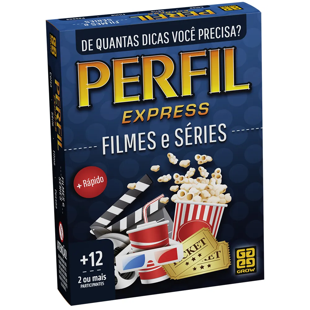 Frente da caixa do jogo Perfil Express Filmes e Séries – comprar online