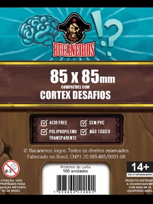 Sleeve Bucaneiros Customizado para Cortex Desafios (85 x 85)