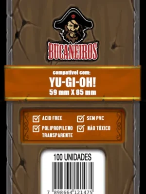 Sleeve Bucaneiros YU-GI-OH! (59 x 86)