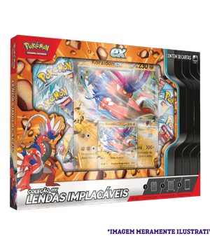 Box Pokémon Lendas Implacáveis Koraidon