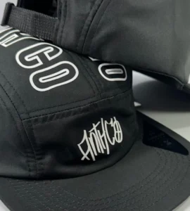 boné anth co, aba reta, streetwear, skate, five panel, poliéster, impermeável, microfibra