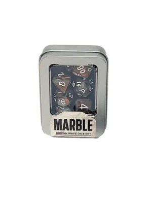Kit de Dados: Marble - Brown Wave