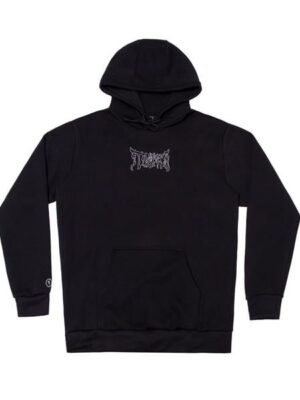 Stranger Moletom Distorted Gothic Lettering Preto