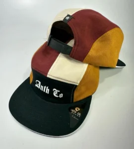 boné anth co, aba reta, streetwear, sarja, skate, algodão, five panel,
