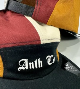 boné anth co, aba reta, streetwear, sarja, skate, algodão, five panel,