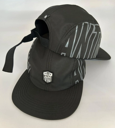 boné anth co, aba reta, streetwear, skate, five panel, poliéster, impermeável, microfibra