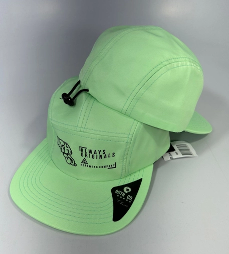 boné anth co, aba reta, streetwear, skate, five panel, poliéster, impermeável, microfibra