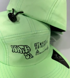 boné anth co, aba reta, streetwear, skate, five panel, poliéster, impermeável, microfibra