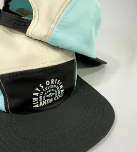 boné anth co, aba reta, streetwear, skate, five panel, poliéster, impermeável, microfibra