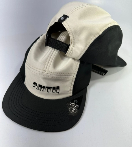 boné anth co, aba reta, streetwear, skate, five panel, poliéster, impermeável, microfibra