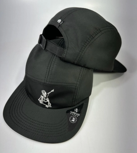 boné anth co, aba reta, streetwear, skate, five panel, poliéster, impermeável, microfibra