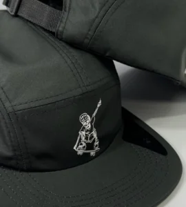 boné anth co, aba reta, streetwear, skate, five panel, poliéster, impermeável, microfibra