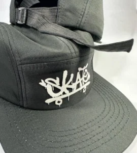 boné anth co, aba reta, streetwear, skate, five panel, poliéster, impermeável, microfibra