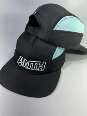 boné anth co, aba reta, streetwear, skate, five panel, poliéster, impermeável, microfibra