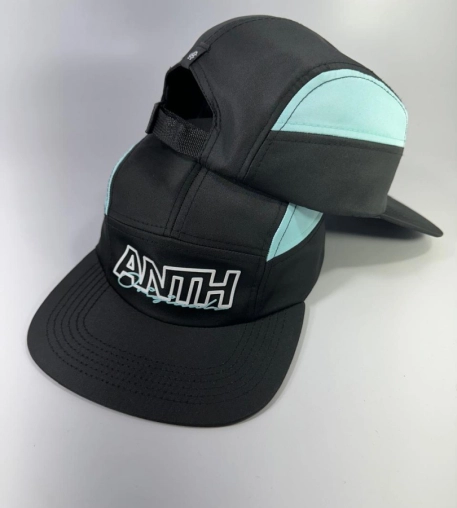 boné anth co, aba reta, streetwear, skate, five panel, poliéster, impermeável, microfibra