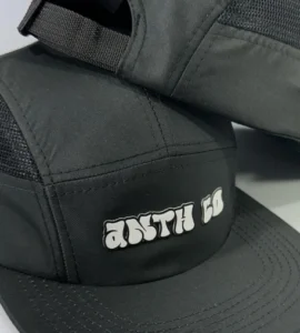 boné anth co, aba reta, streetwear, skate, five panel, poliéster, impermeável, microfibra