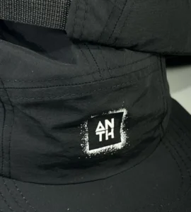 boné anth co, aba reta, streetwear, skate, five panel, poliamida, impermeável, microfibra