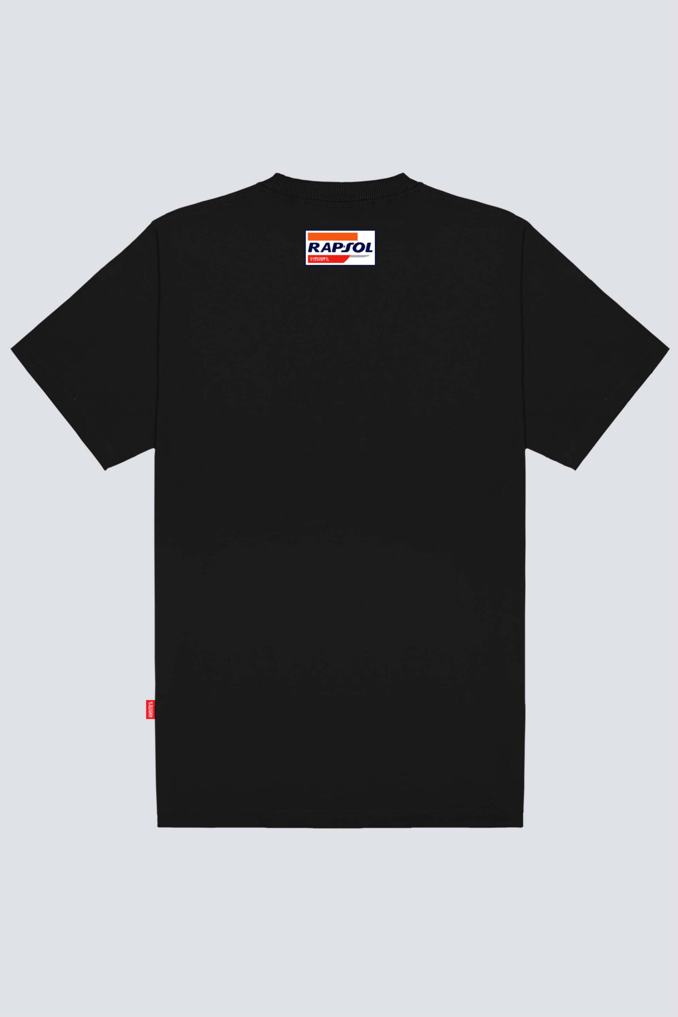 Camiseta Chronic basica 4393 preto, costas estampa silk urbana - Streetwear