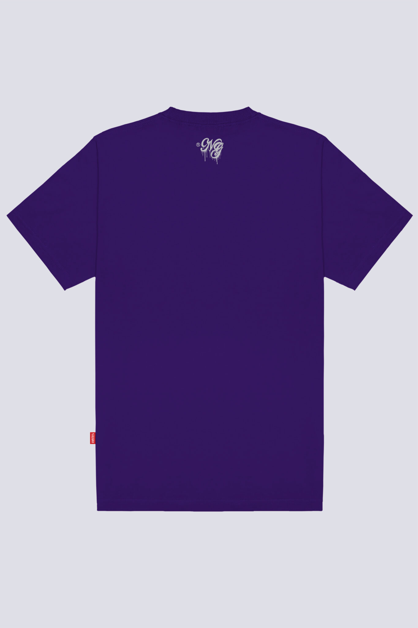 Camiseta Chronic basica 4450 roxo museu, costas estampa silk urbana - Streetwear