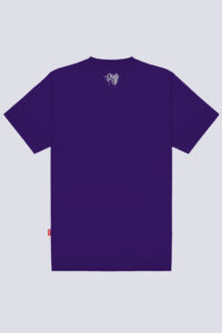 Camiseta Chronic basica 4450 roxo museu, costas estampa silk urbana - Streetwear