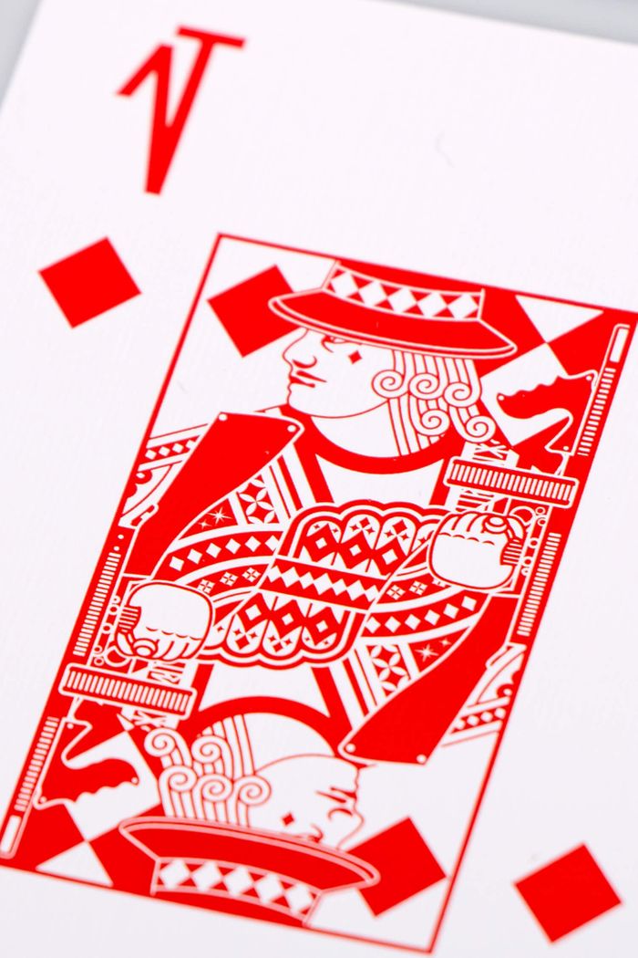 Close-up do Valete de Ouros do Baralho da Chronic da Copag