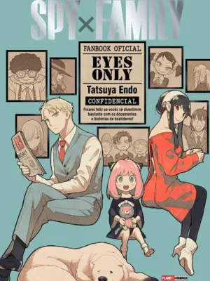 Capa do livro Spy x Family Fanbook Eyes Only 01 da Panini
