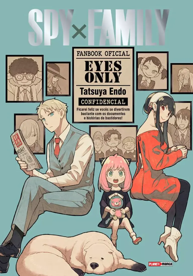 Capa do livro Spy x Family Fanbook Eyes Only 01 da Panini