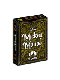 Baralho Mickey Preto e Dourado